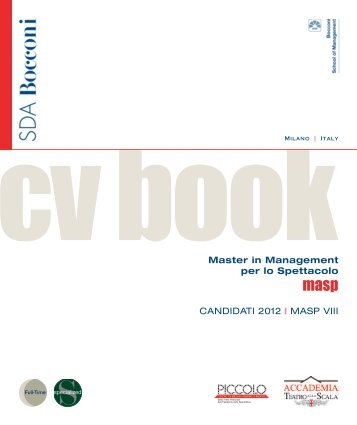 CV Book 2012 - SDA Bocconi