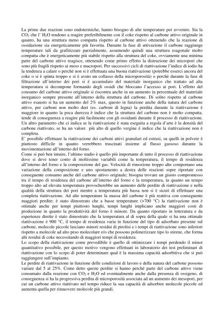 carbone attivo: aspetti e problematiche della riattivazione - Watergas