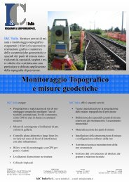 Topografia misure e monitoraggio - Hystrix