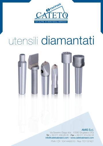 UTENSILI(DIAMANTATI pag.(2 - Amis - Cateto Abrasivi