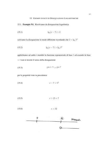 Disequazioni Esponenziali e Logaritmiche - Francesco Zumbo