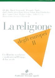 La religione degli europei - Fondazione Giovanni Agnelli