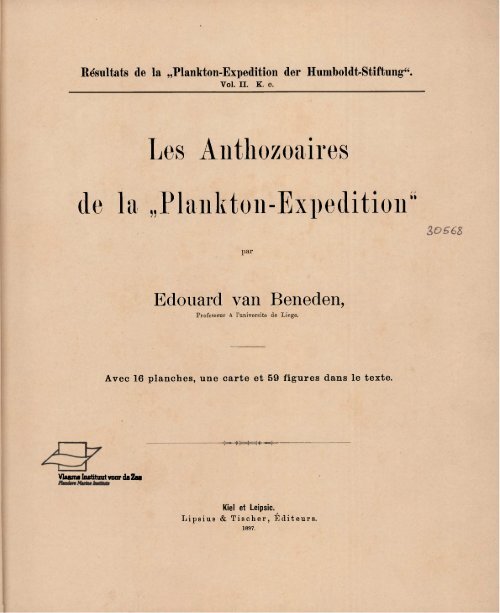Plankton-Expedition der Humboldt-Stiftung