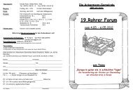 19.Rohrer Forum - Ackermann-Gemeinde