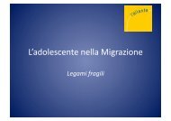 Ladolescente nella migrazione.pdf - Formazionesocialeclinica.it