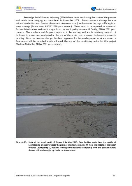 State of the Bay Report 2010-Final - Anchor Environmental