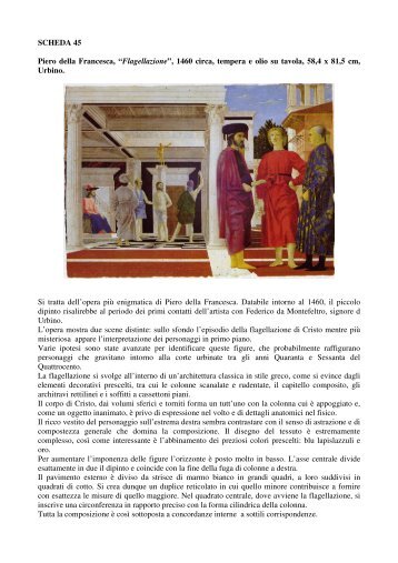 SCHEDA 45 Piero della Francesca, “Flagellazione ... - percorsi di arte