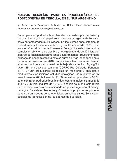 2º Congreso Argentino De Fitopatología Libro de Resúmenes