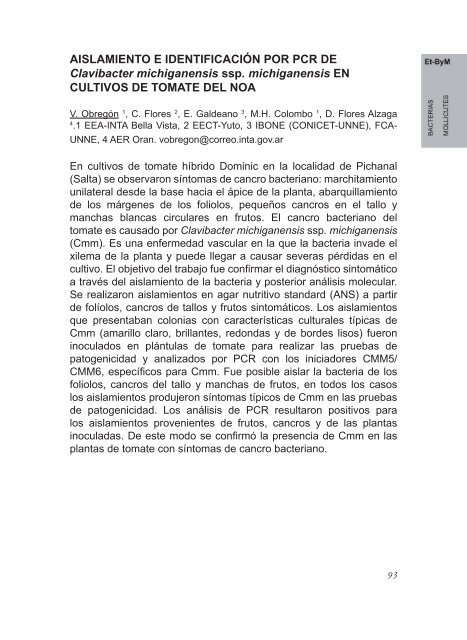 2º Congreso Argentino De Fitopatología Libro de Resúmenes