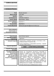 curriculum vitae - Comune di Modica