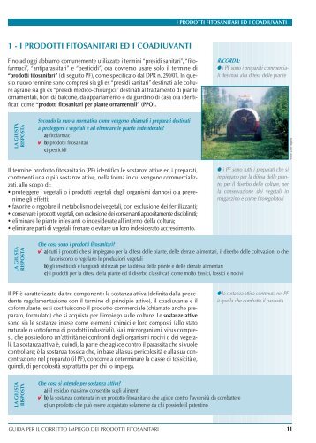 i prodotti fitosanitari ed i coadiuvanti - Veneto Agricoltura