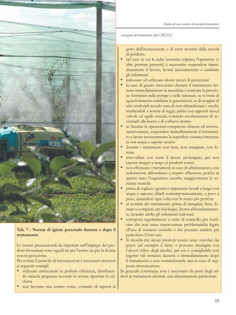 Guida all'uso corretto dei prodotti fitosanitari - Regione Piemonte
