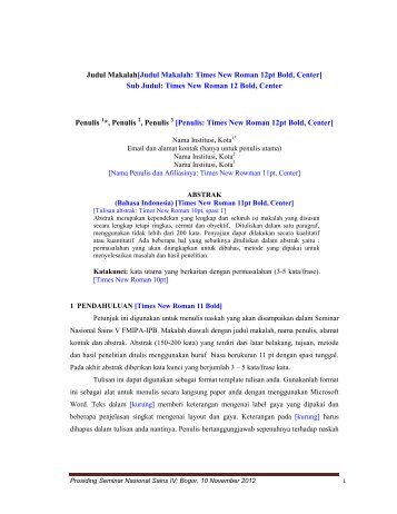 Format Makalah untuk Seminar Jurnal FASILKOM.pdf Format Makalah untuk Seminar Jurnal FASILKOM.pdf