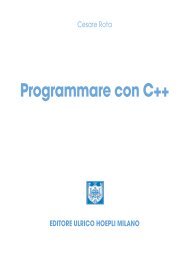 Programmare con C++ - HOEPLI.it