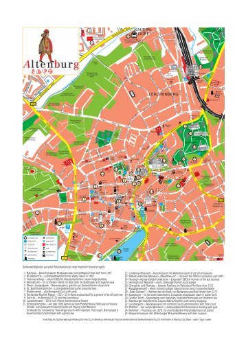 Innenstadtplan - Altenburg Tourismus