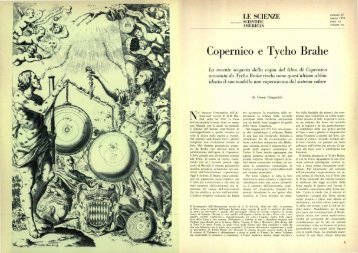 Copernico e Tycho Brahe - Kataweb