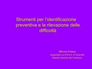 Strumenti per l'identificazione preventiva e la rilevazione delle ...