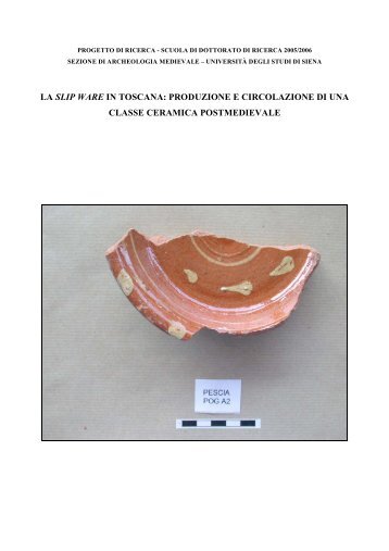 Scarica in formato PDF - Portale di Archeologia Medievale ...
