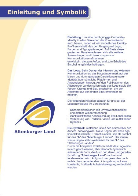 CI Farben - Altenburger Land