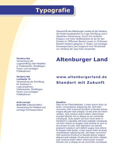 CI Farben - Altenburger Land