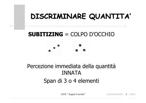 Lo sviluppo delle abilità logico-matematiche nei bambini in età ...