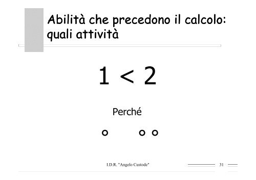 Lo sviluppo delle abilità logico-matematiche nei bambini in età ...