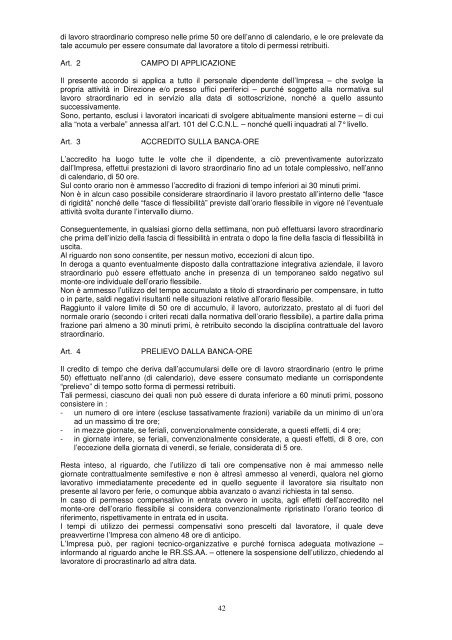 1 ITALIANA ASSICURAZIONI CONTRATTO INTEGRATIVO ...