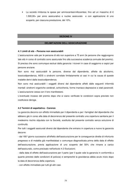 1 ITALIANA ASSICURAZIONI CONTRATTO INTEGRATIVO ...