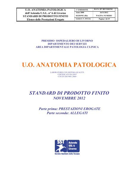 standard_11_2012_.pdf - USL 6 - Livorno