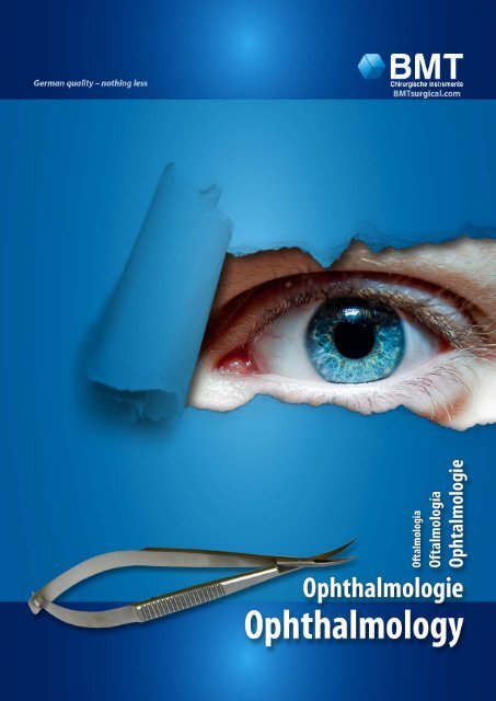 Ophthalmology - BMT Surgical Instruments