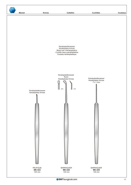 Ophthalmology - BMT Surgical Instruments