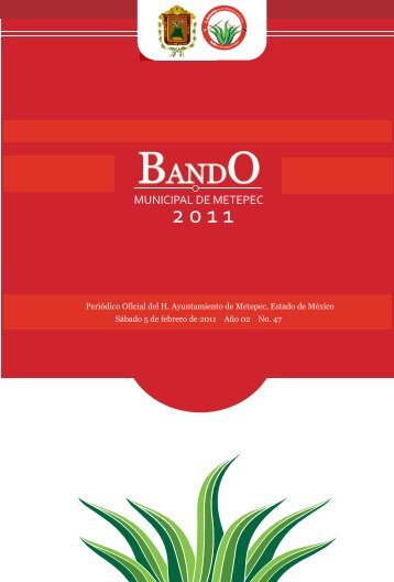 BANDO MUNICIPAL 2011