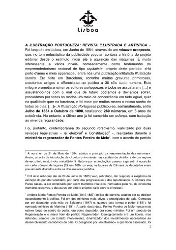 REVISTA ILLUSTRADA E ARTISTICA - Hemeroteca Digital