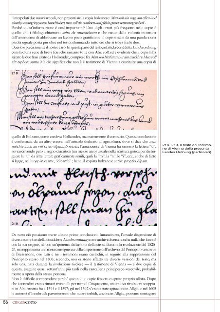 Tra falso e mito, Michael Gaismair e i suoi presunti Statuti - EmScuola