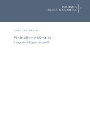 Finitudine e identità - Filosofia.it