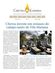 Chevra 36.p65 - Associação Cemitério Israelita de São Paulo