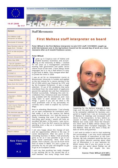 Scicnet PDF Version - SCICnet - Europa