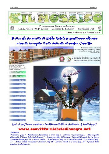 giornale dicembre 2009 - ITAS Di Sangro e ITG alberti San Severo ...