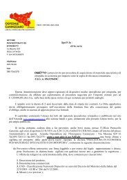 Procedura di acquisizione di materiale specialistico di Ortopedia in ...