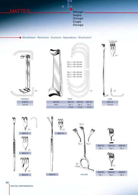 Dental Instrumente Dental Instruments Instrumentos ... - Visiomed