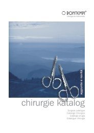 chirurgie katalog - Bontempi Strumentario Chirurgico