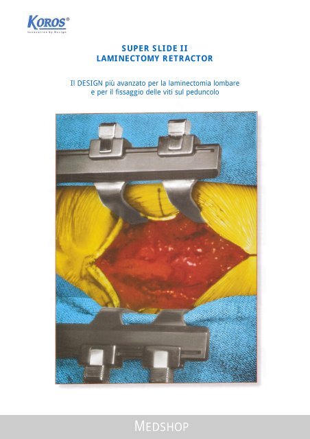 Set Strumenti Per Laminectomia Della Colonna Vertebrale – Ortopedia (MADEX STORE)
