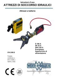 ATTREZZI DI SOCCORSO IDRAULICI - Weber-Hydraulik GmbH