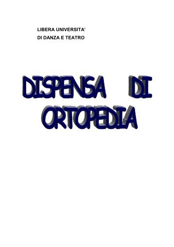 DISPENSA DI ORTOPEDIA - LUDT