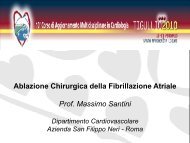 Ablazione Chirurgica della Fibrillazione Atriale Prof ... - Tigullio Cardio