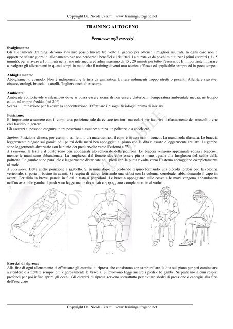 SCARICARE TRAINING AUTOGENO