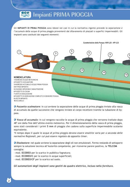 Scheda Tecnica - Elettrotecnica Agostini