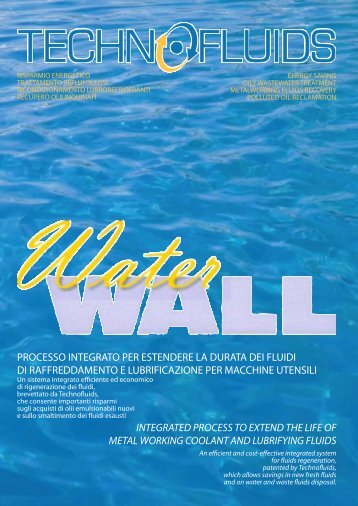 Water Wall ® della Technofluids S.r.l. - AmbienteAmbienti