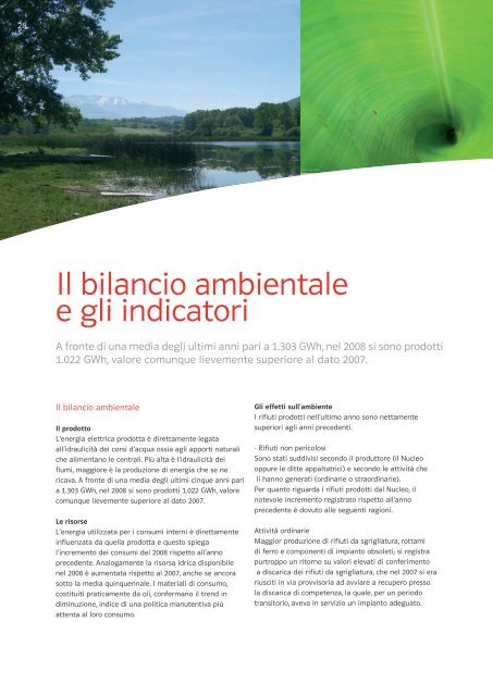 Scarica la Dichiarazione Ambientale 2008 (PDF, 4.33 MB) - E.On