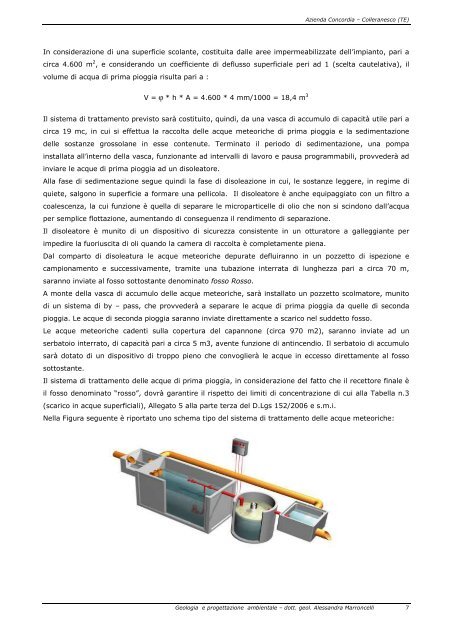 Relazione tecnica - progetto preliminare - Regione Abruzzo